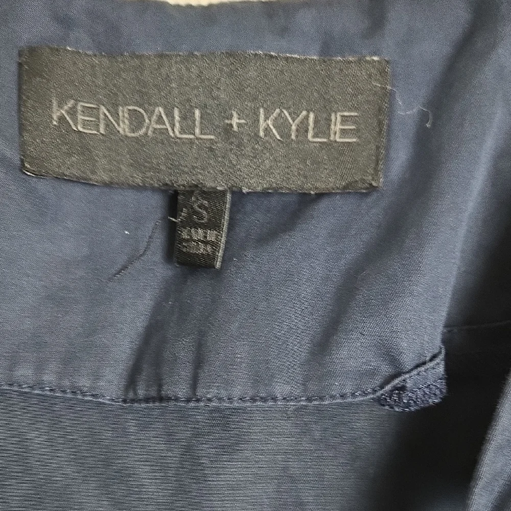 Kendall & Kylie Blue Lace-Up Swim Coverup‎